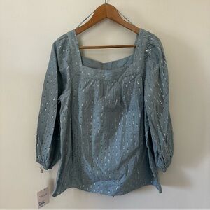 LC Lauren Conrad Peasant Top NWT size medium